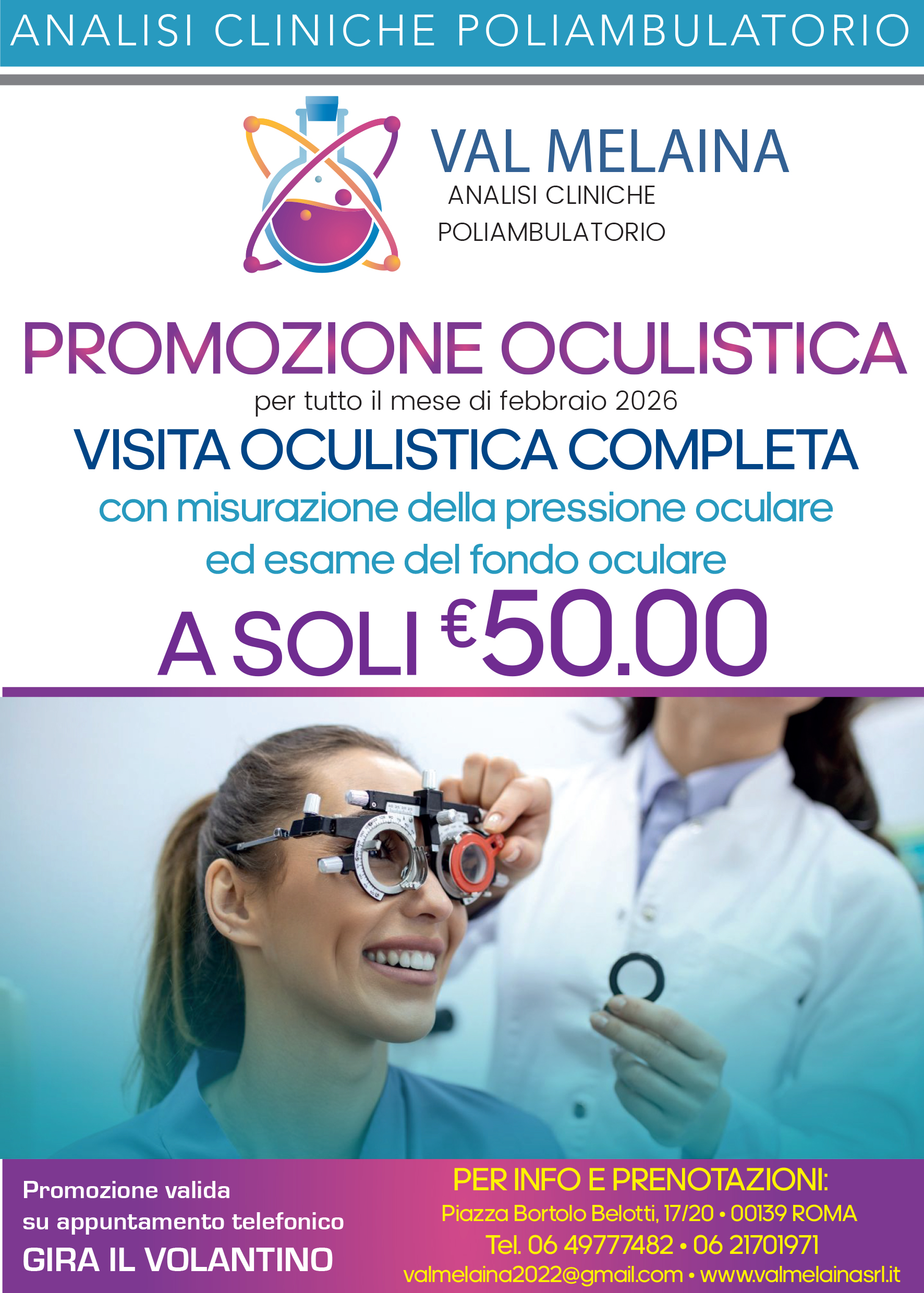 Promozione Oculistica Febbraio 2026